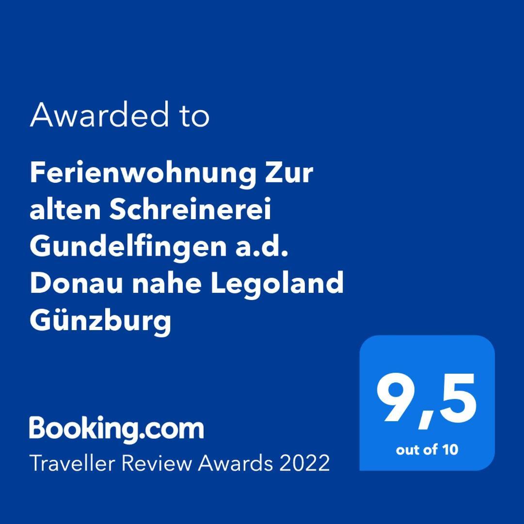 גונדלפינגן Ferienwohnung "Zur Alten Schreinerei" Gundelfingen - Donau מראה חיצוני תמונה